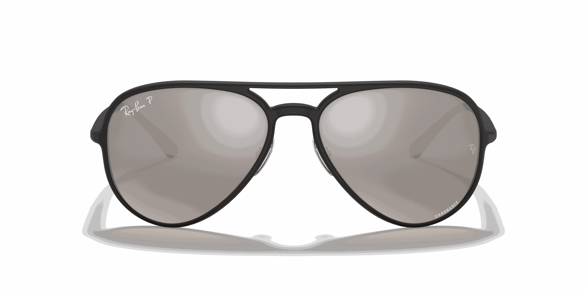 [Silver Lenses, Matte Black Frame]