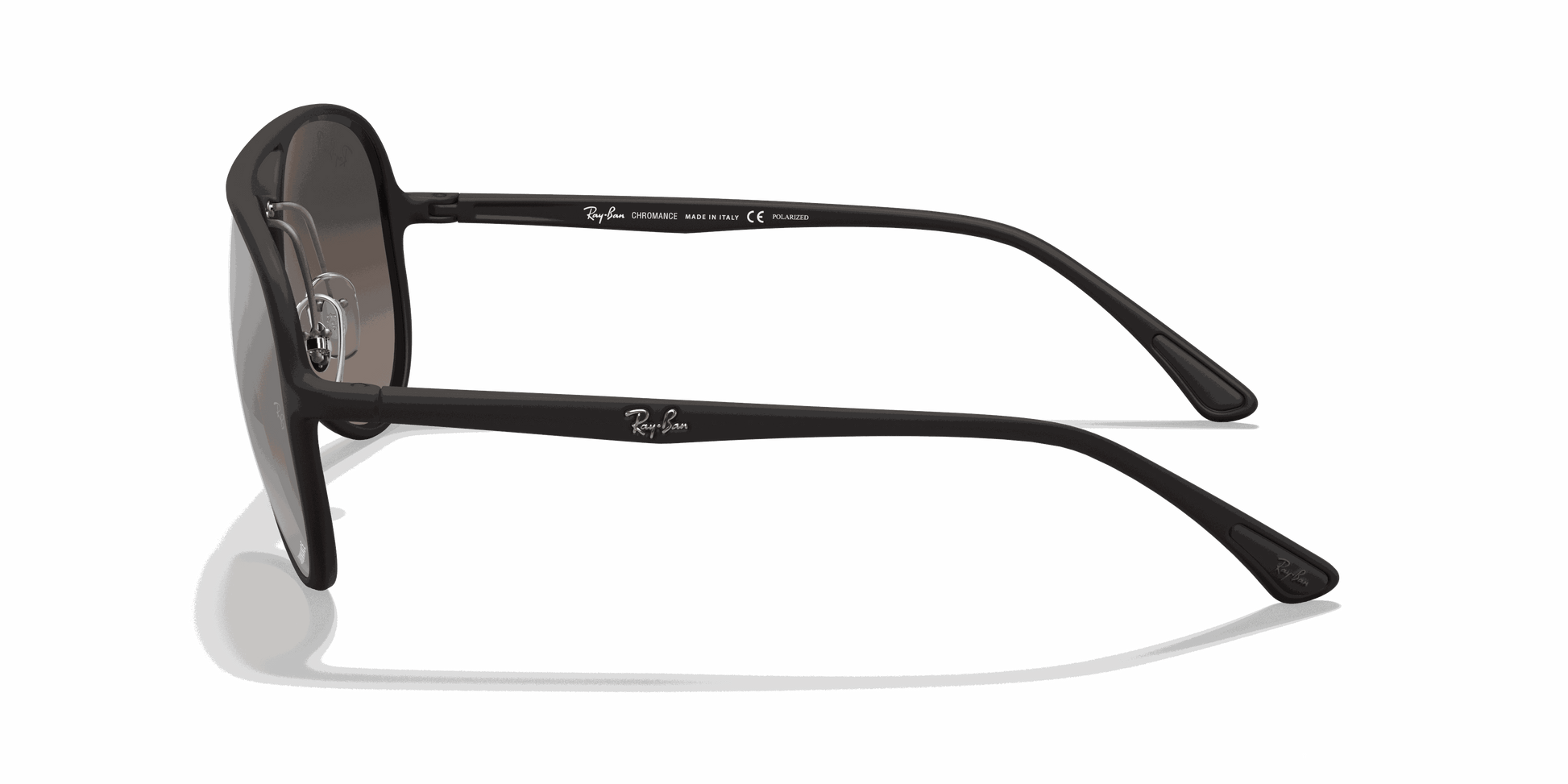 [Silver Lenses, Matte Black Frame]