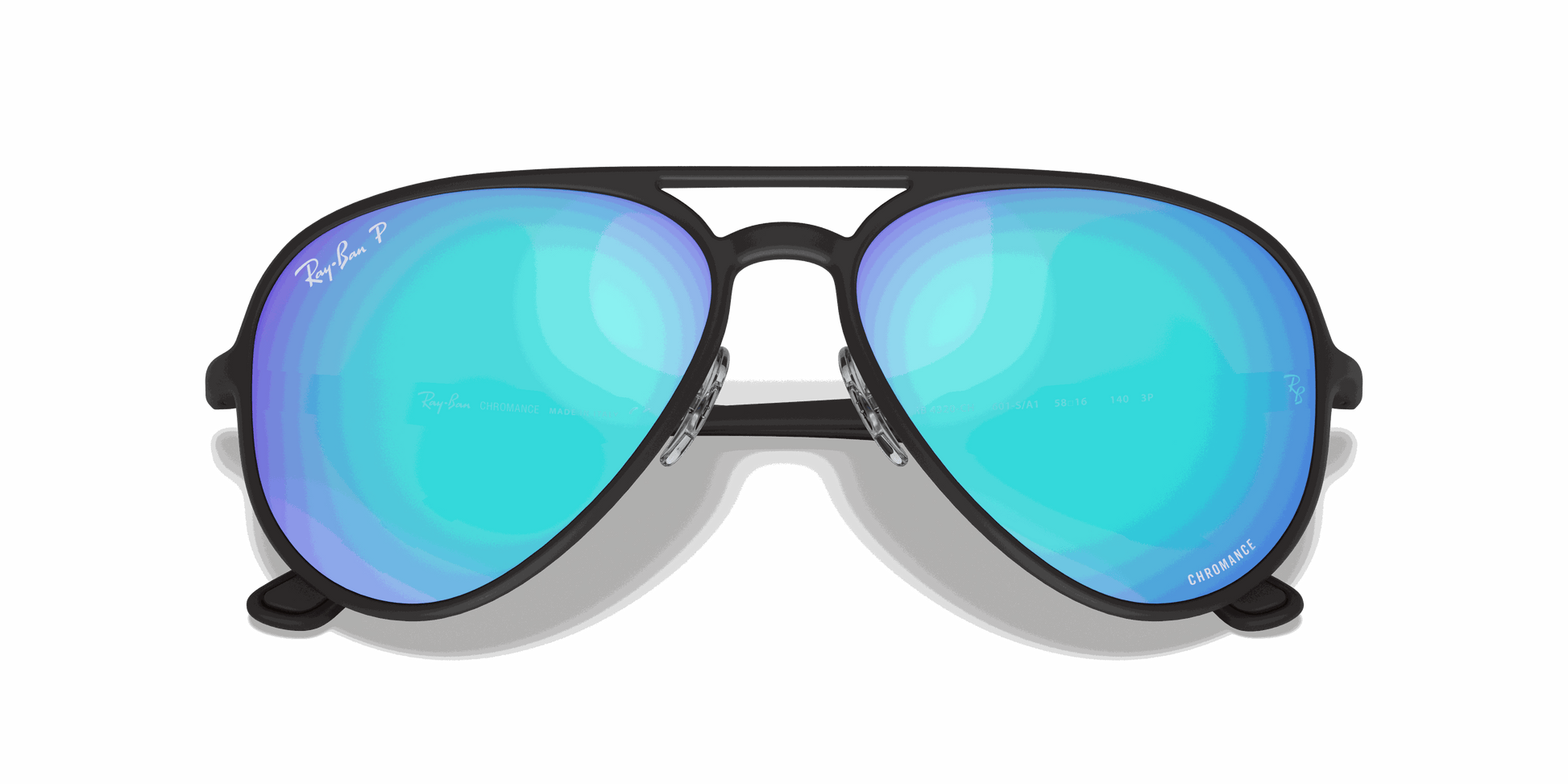 [Blue Lenses, Matte Black Frame]