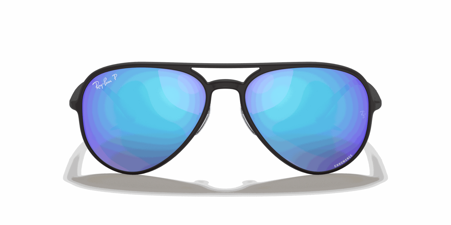 [Blue Lenses, Matte Black Frame]