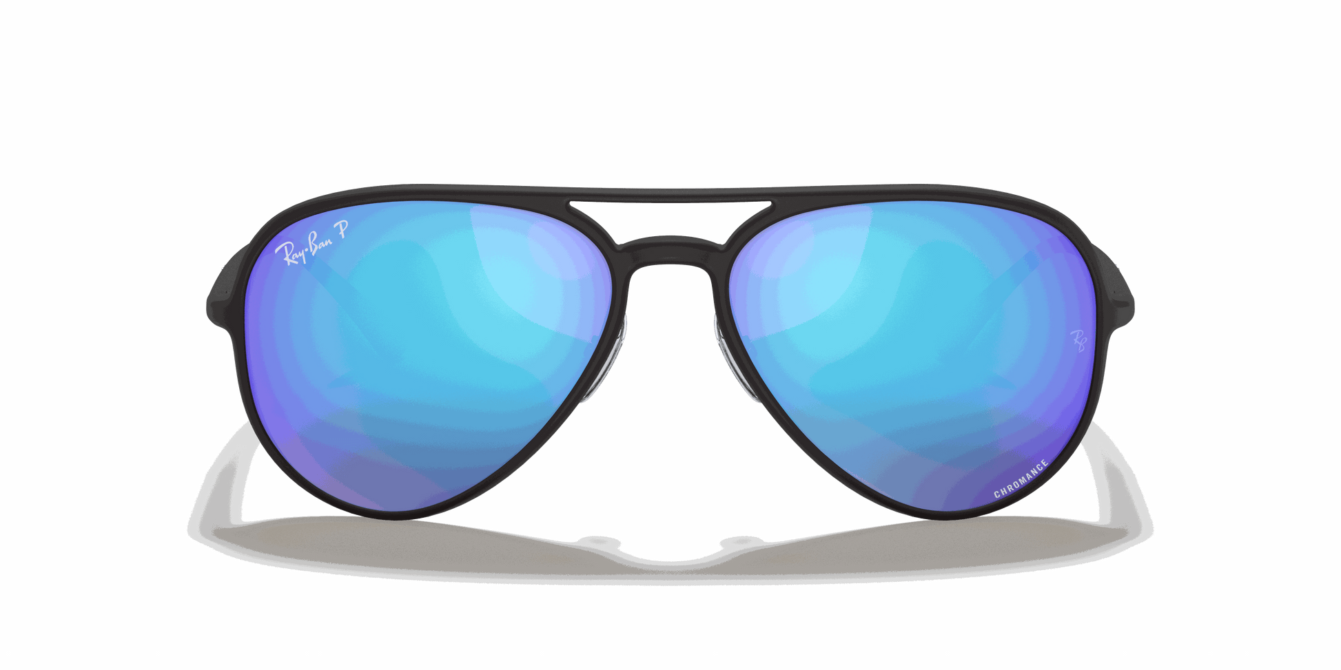 [Blue Lenses, Matte Black Frame]