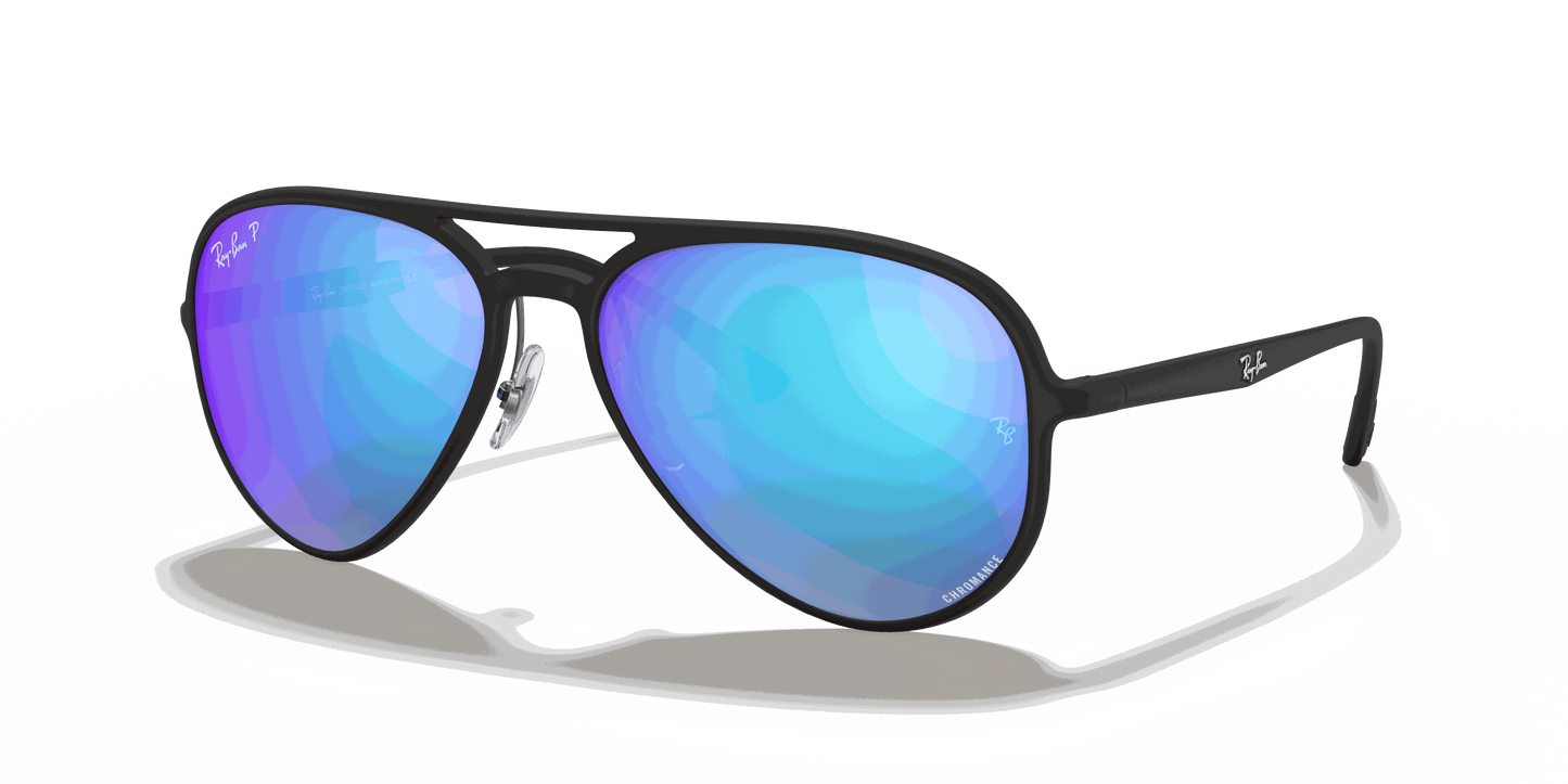 [Blue Lenses, Matte Black Frame]