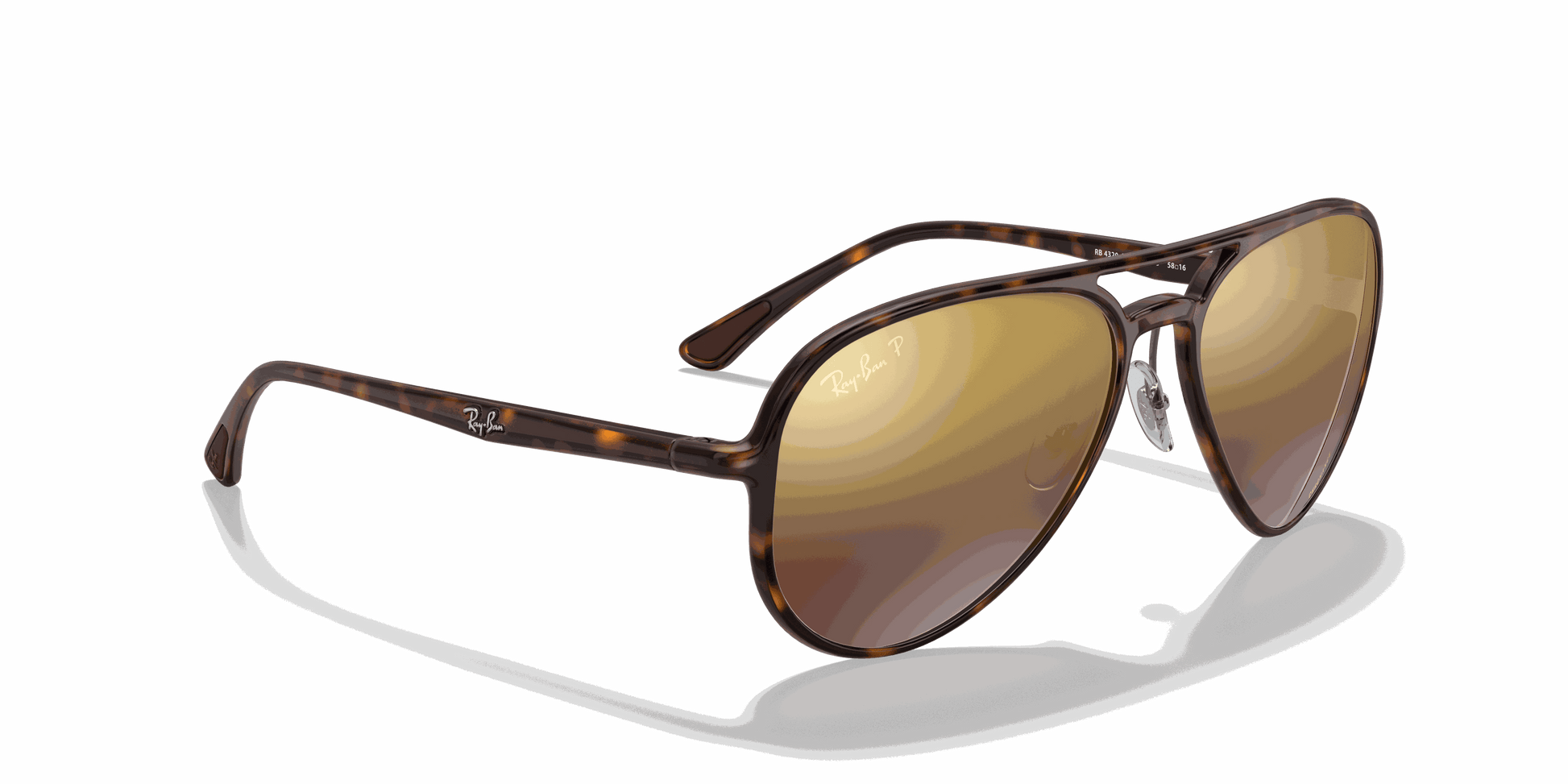 [Purple Lenses, Polished Light Havana Frame]