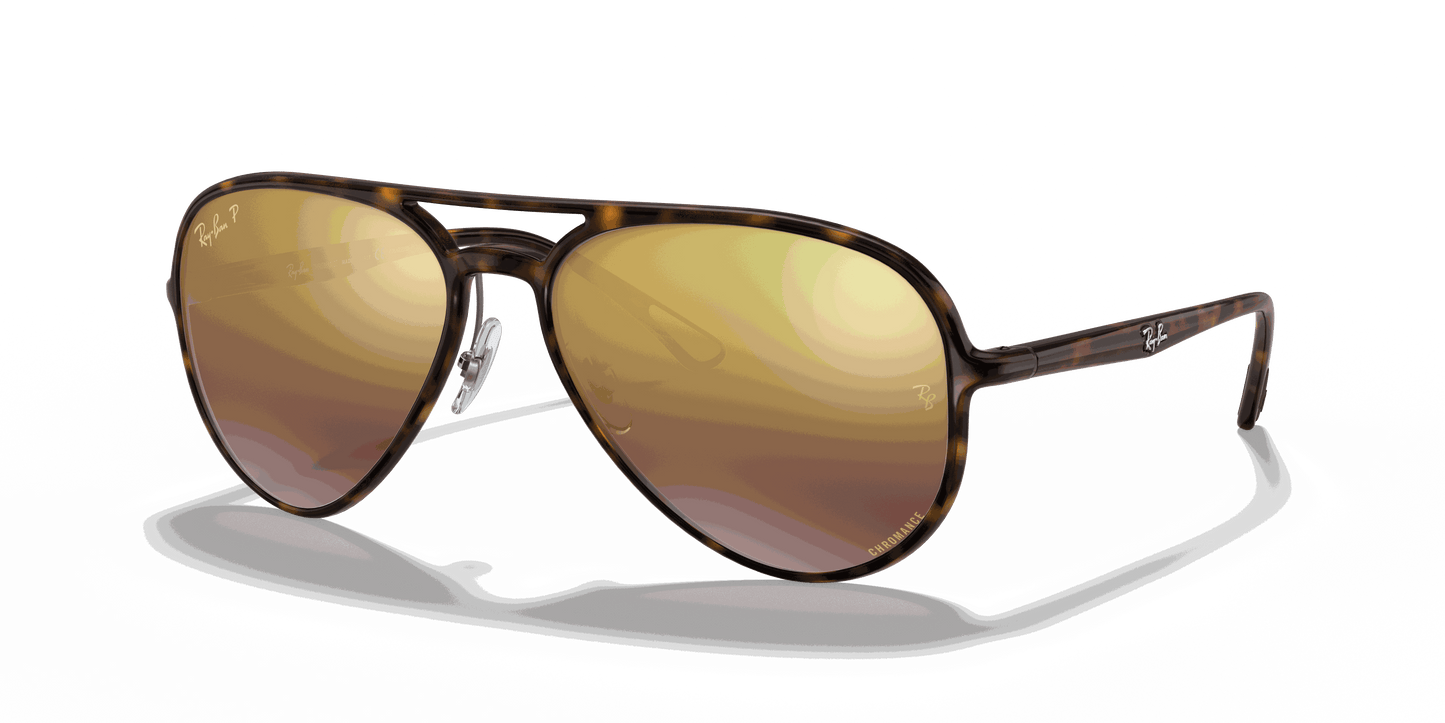 [Purple Lenses, Polished Light Havana Frame]
