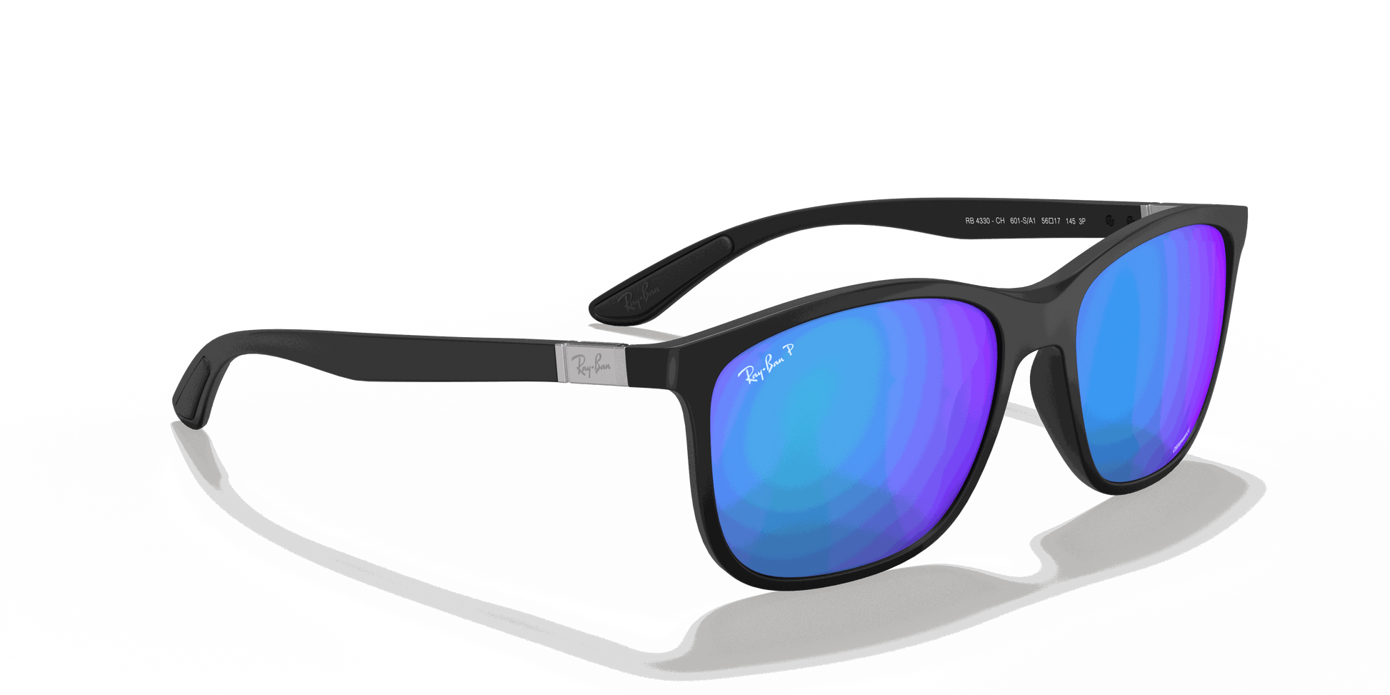 [Blue Lenses, Matte Black Frame]