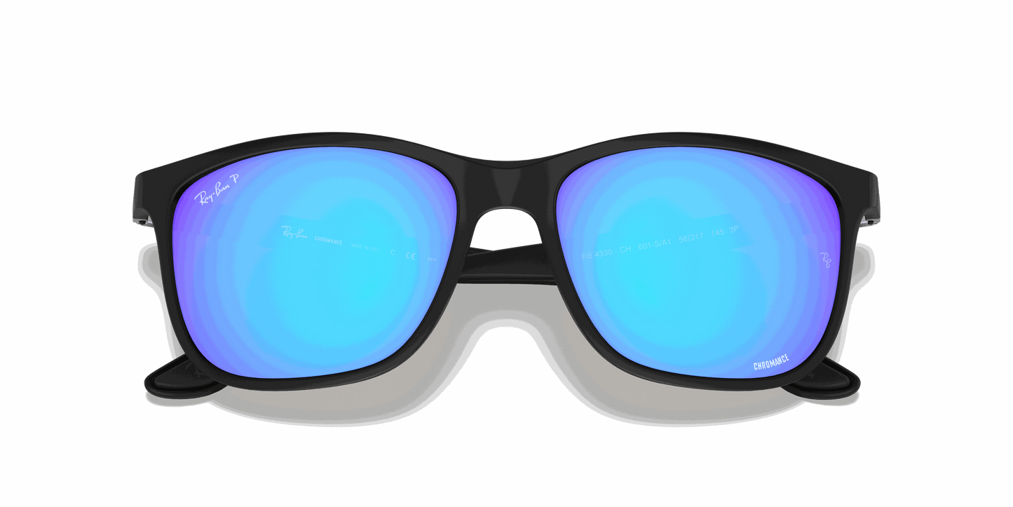 [Blue Lenses, Matte Black Frame]