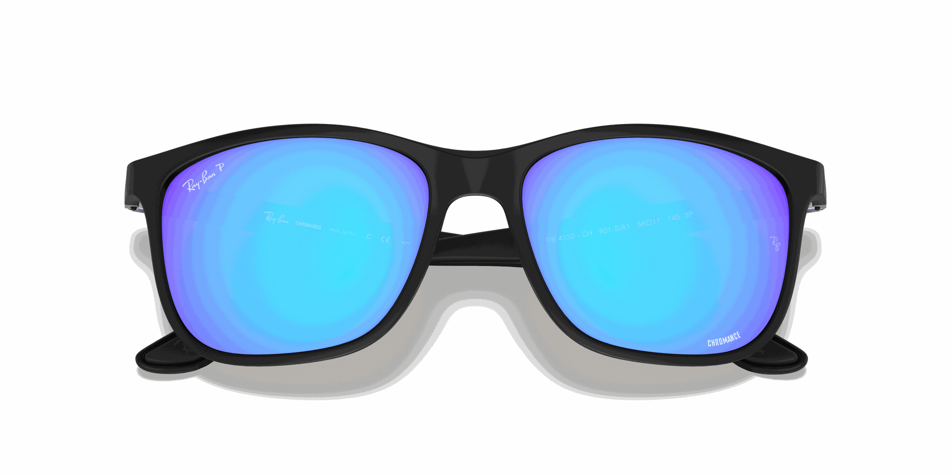 [Blue Lenses, Matte Black Frame]