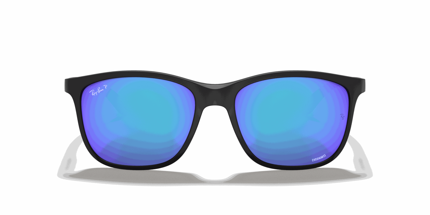 [Blue Lenses, Matte Black Frame]