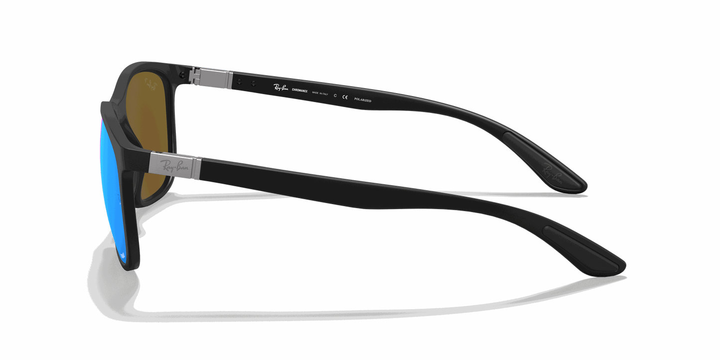[Blue Lenses, Matte Black Frame]