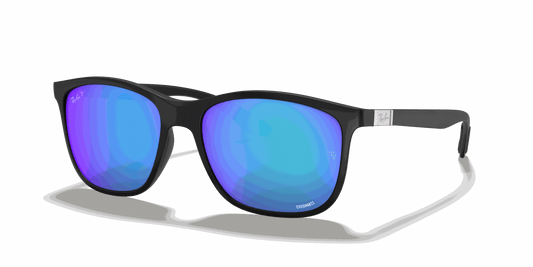 [Blue Lenses, Matte Black Frame]