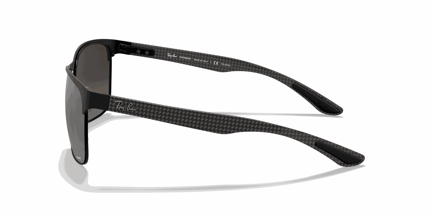 [Silver Lenses, Matte Black Frame]