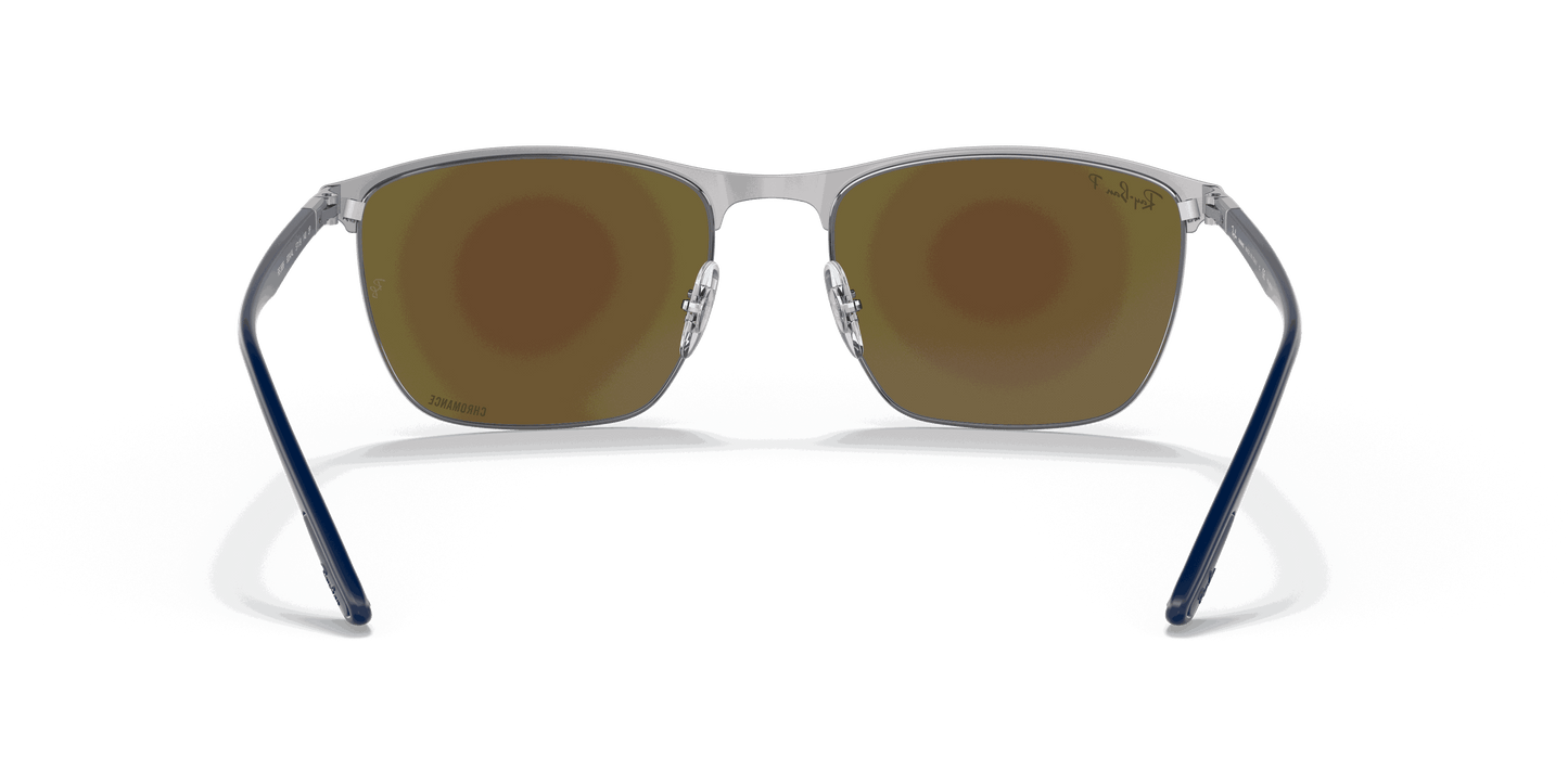 [Blue Lenses, Polished Blue On Gunmetal Frame]