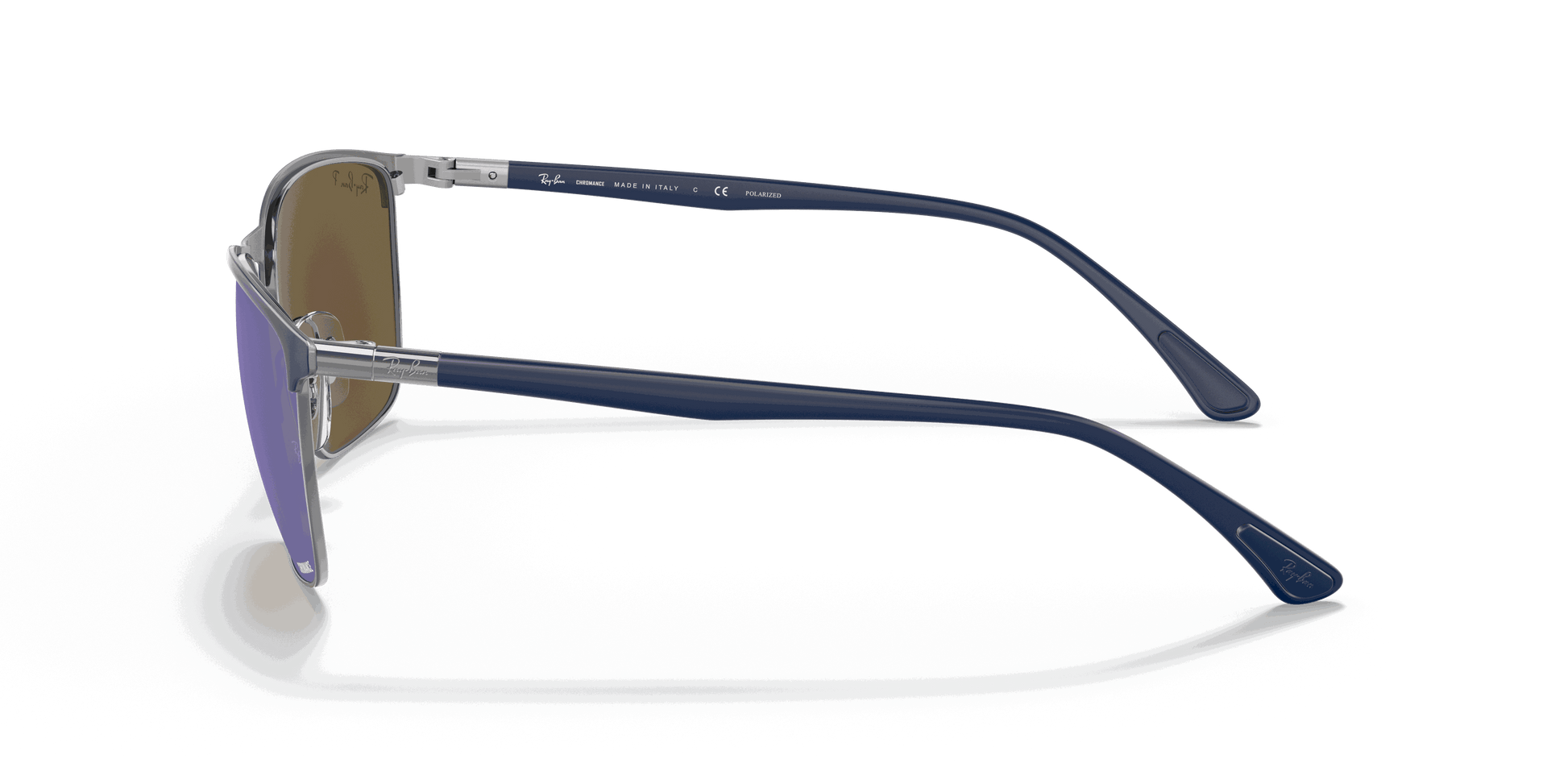 [Blue Lenses, Polished Blue On Gunmetal Frame]
