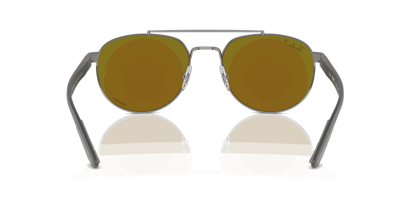 [Green & Blue Lenses, Polished Gunmetal Frame]