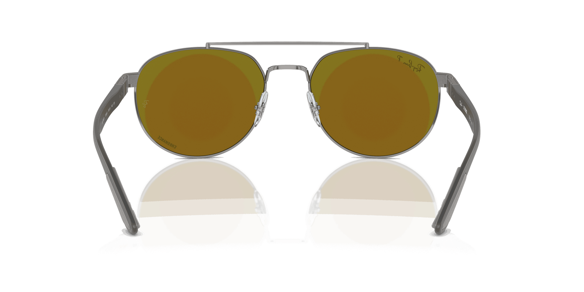 [Green & Blue Lenses, Polished Gunmetal Frame]