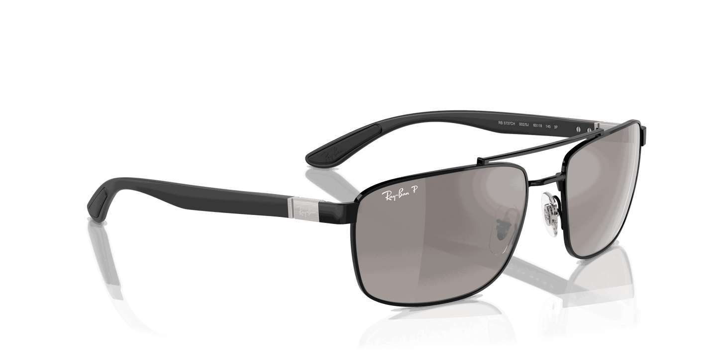 [Grey Lenses, Polished Black Frame]