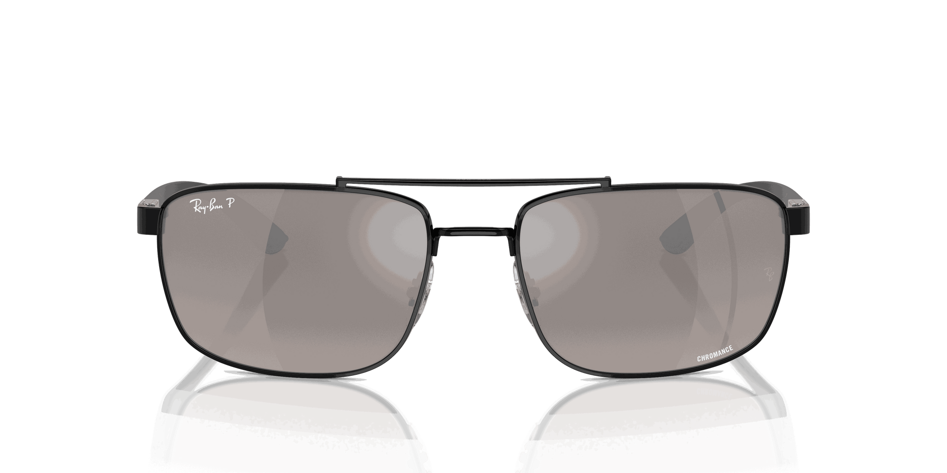 [Grey Lenses, Polished Black Frame]