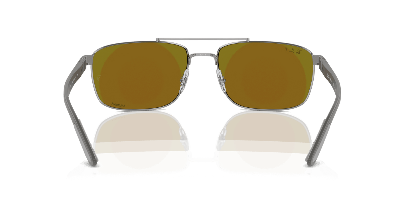[Green & Blue Lenses, Polished Gunmetal Frame]