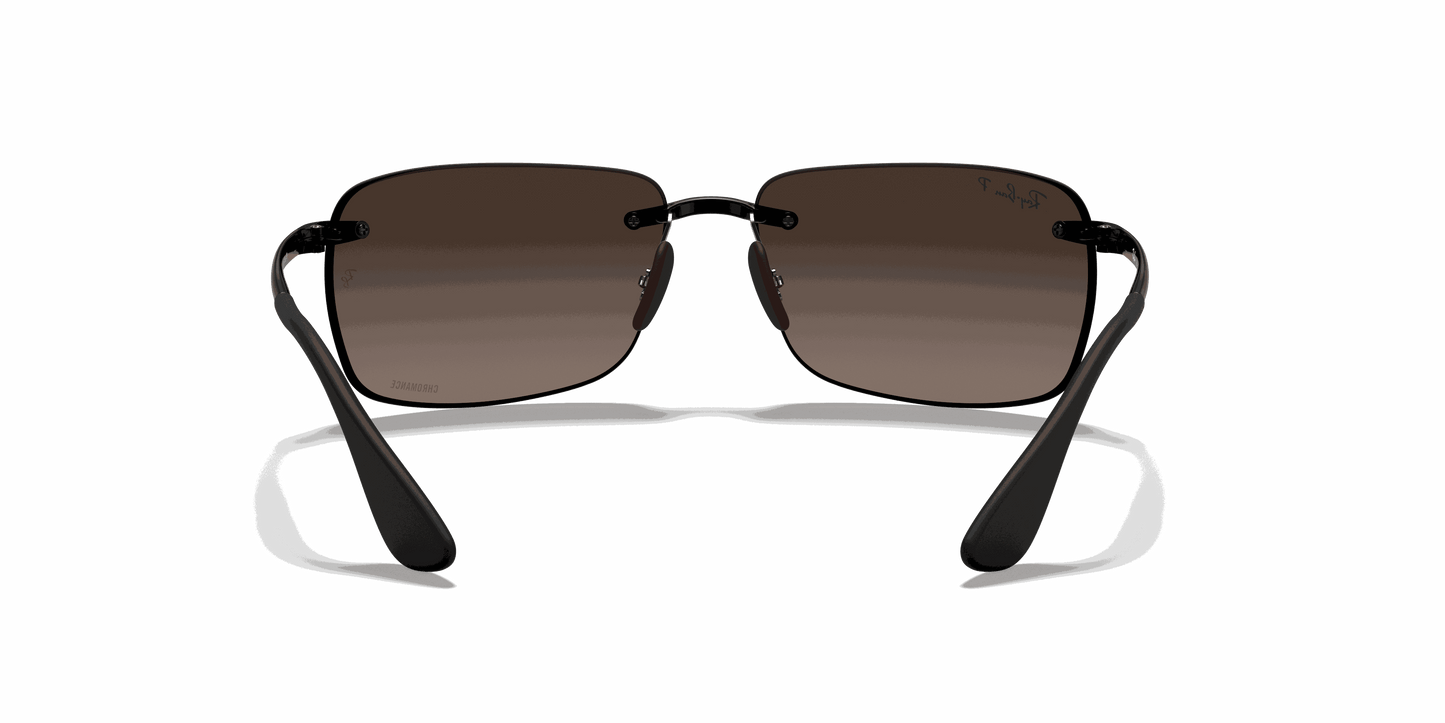 [Silver Lenses, Polished Black Frame]