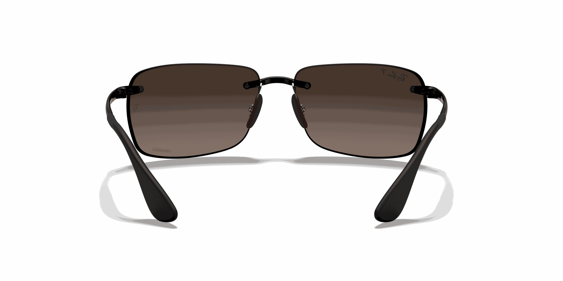 [Silver Lenses, Polished Black Frame]
