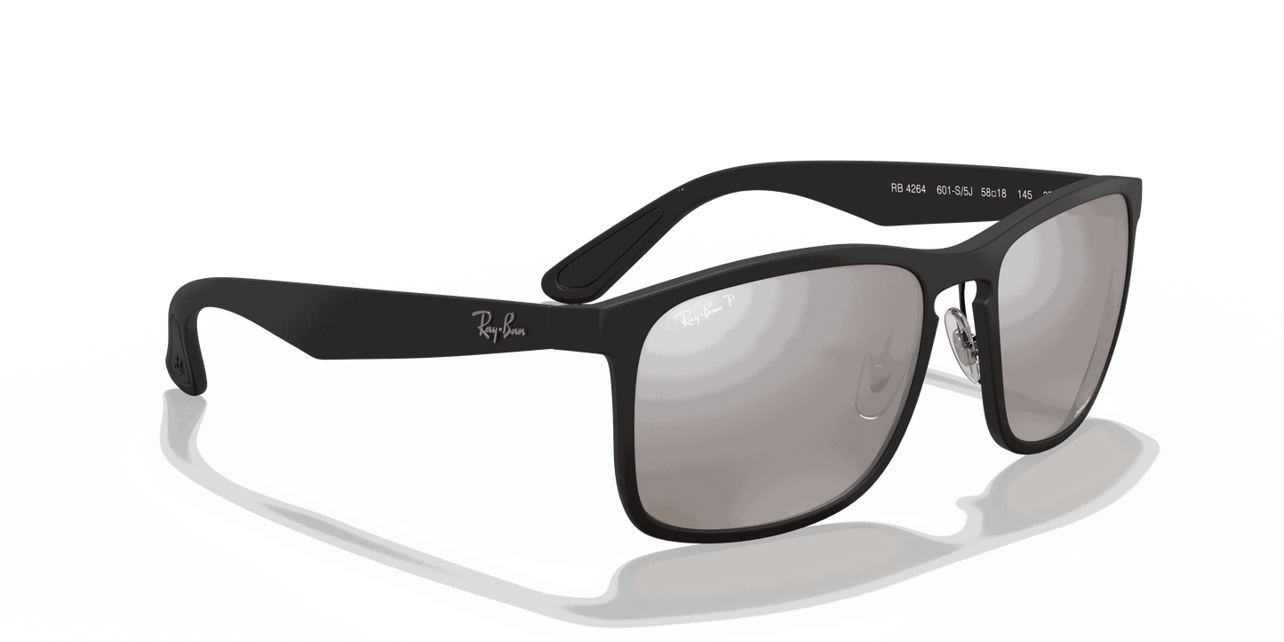 [Silver Lenses, Matte Black Frame]