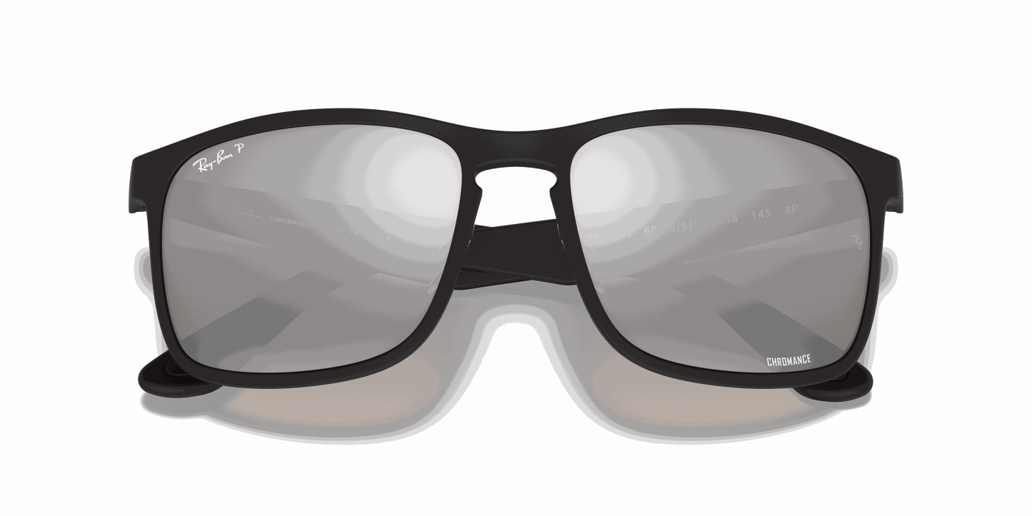 [Silver Lenses, Matte Black Frame]