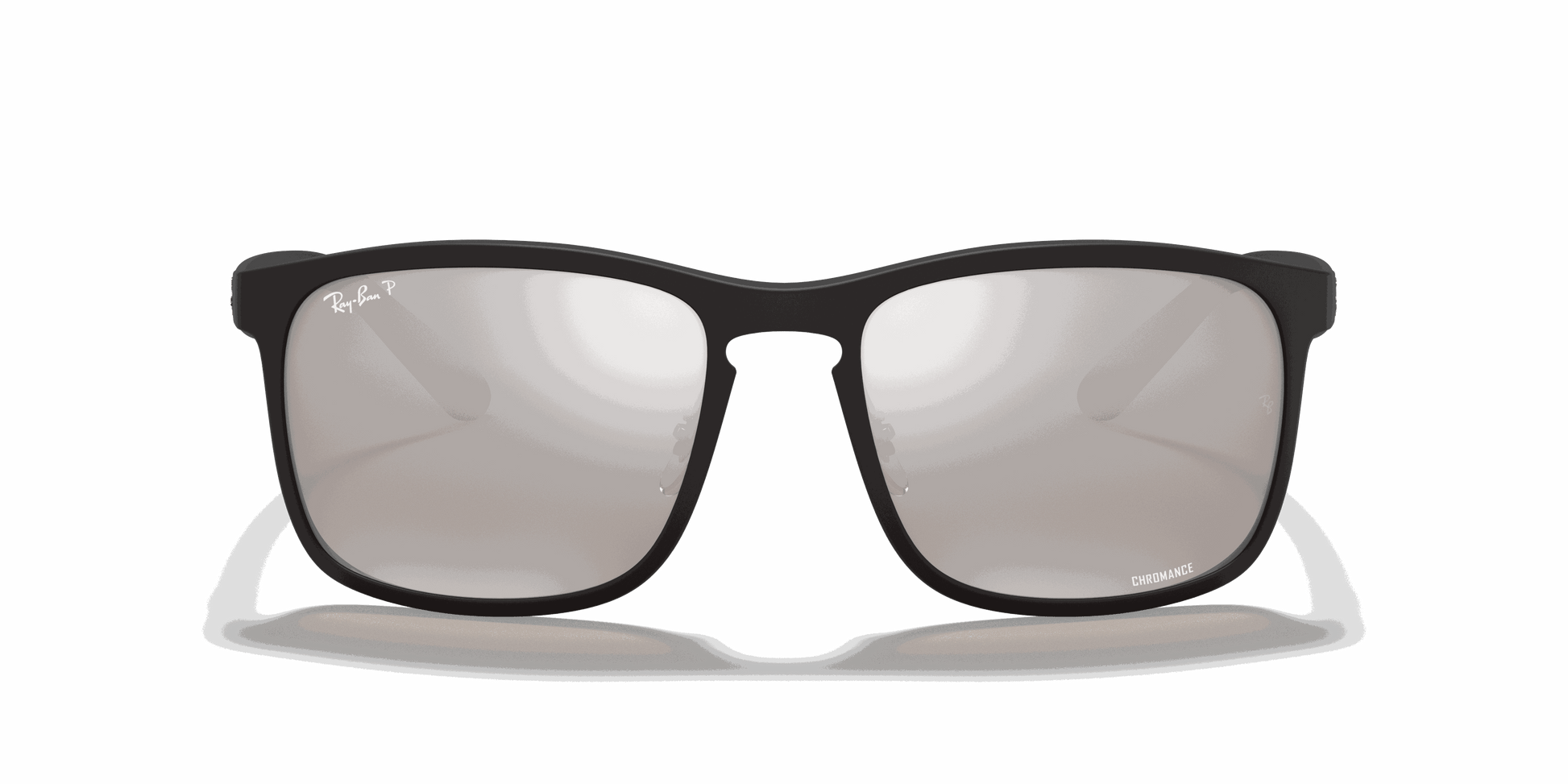 [Silver Lenses, Matte Black Frame]