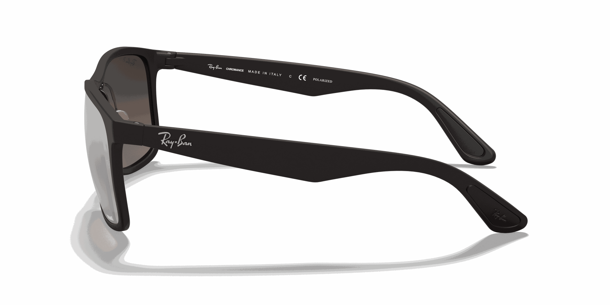 [Silver Lenses, Matte Black Frame]