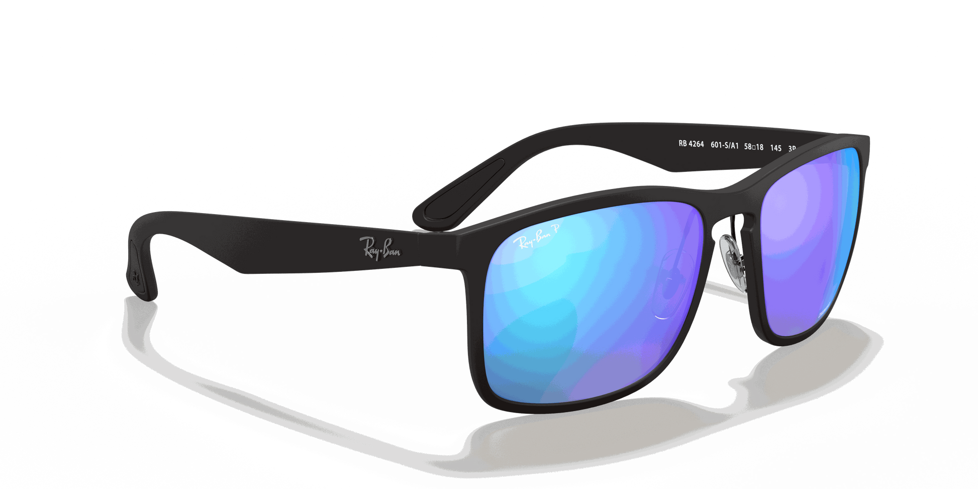 [Blue Lenses, Matte Black Frame]