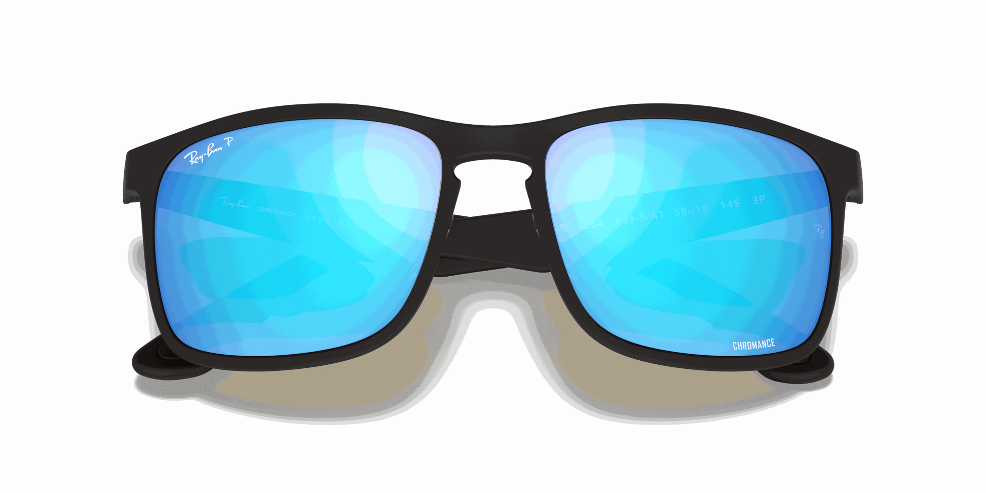 [Blue Lenses, Matte Black Frame]