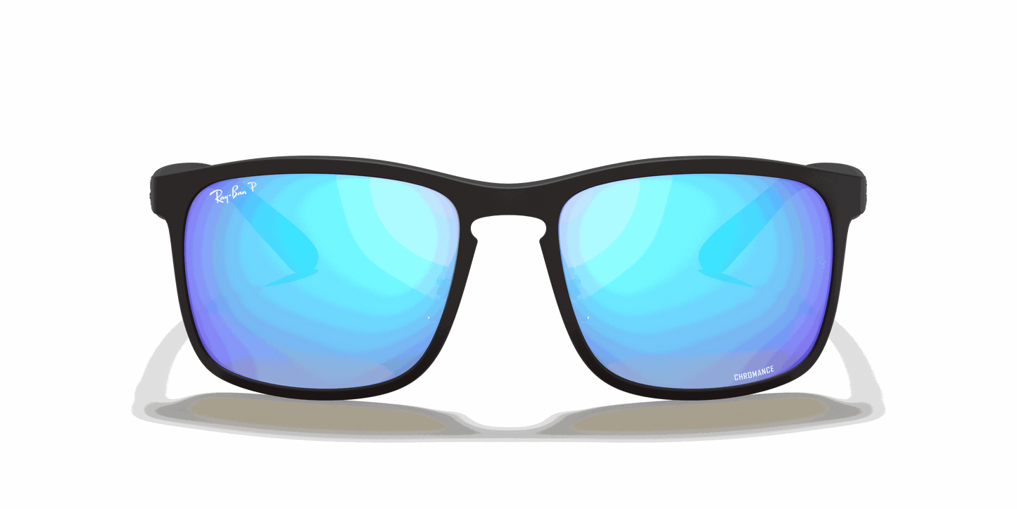 [Blue Lenses, Matte Black Frame]