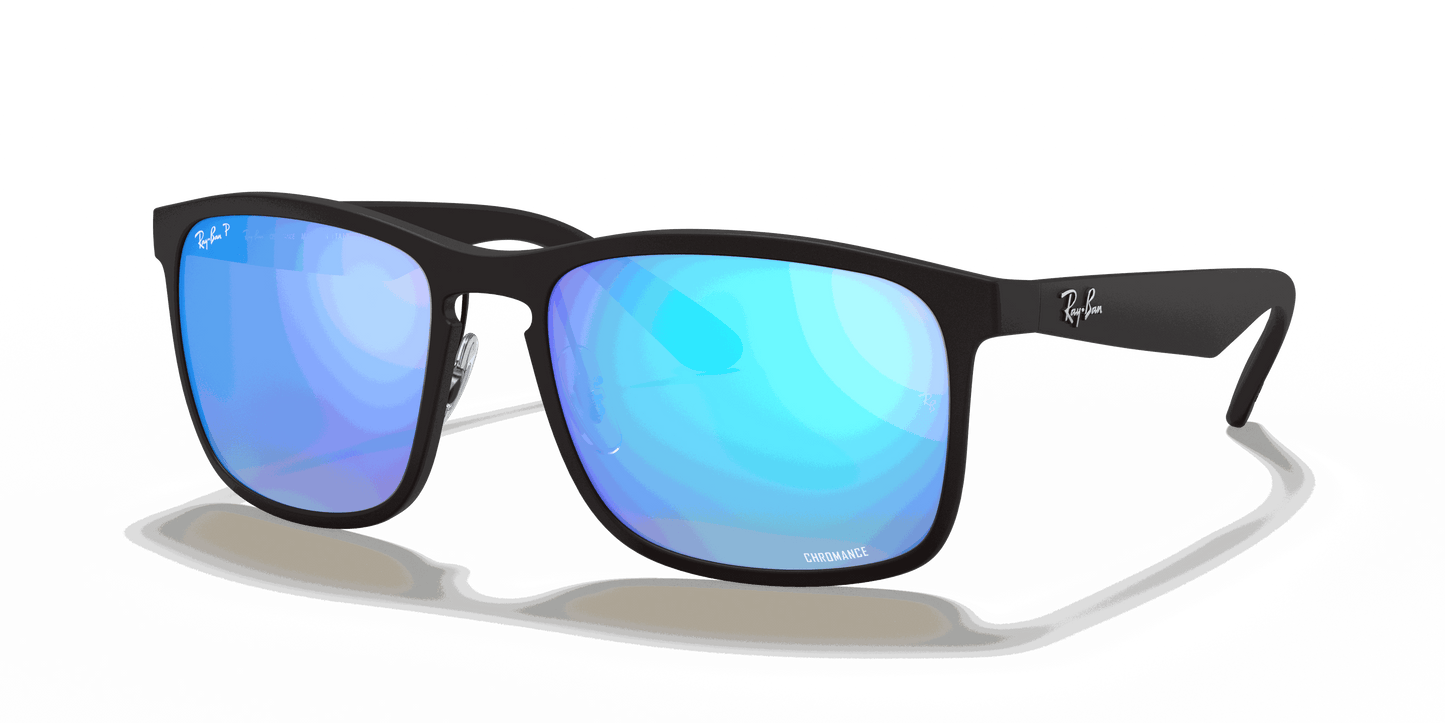 [Blue Lenses, Matte Black Frame]