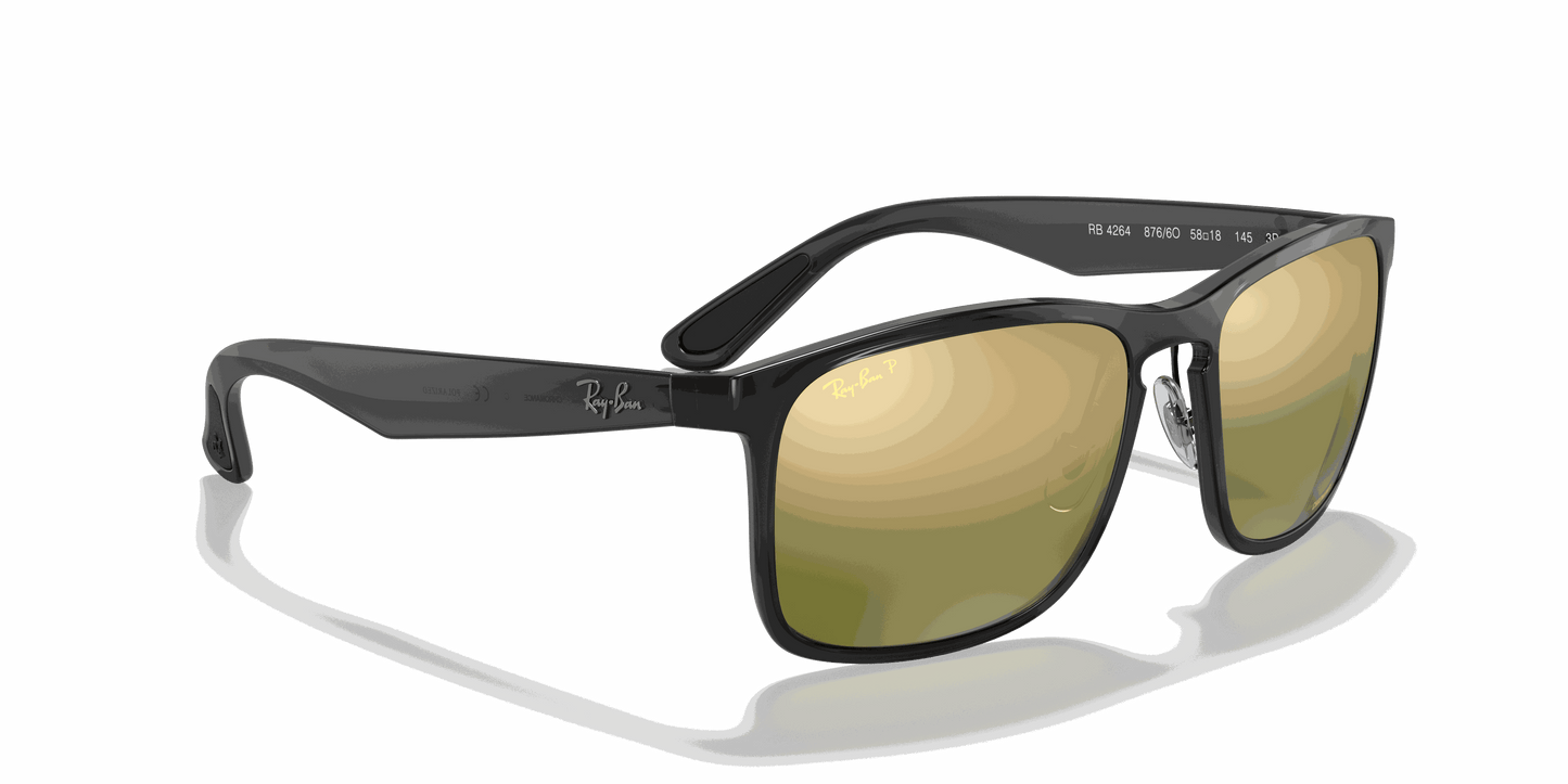 [Green Lenses, Polished Grey Frame]