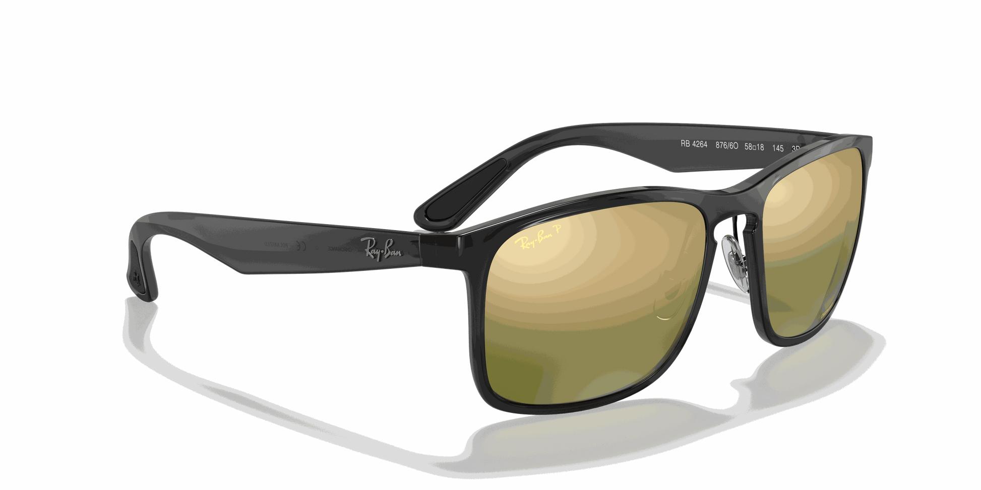 [Green Lenses, Polished Grey Frame]