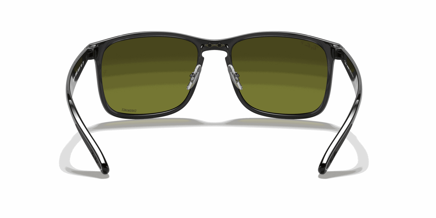 [Green Lenses, Polished Grey Frame]