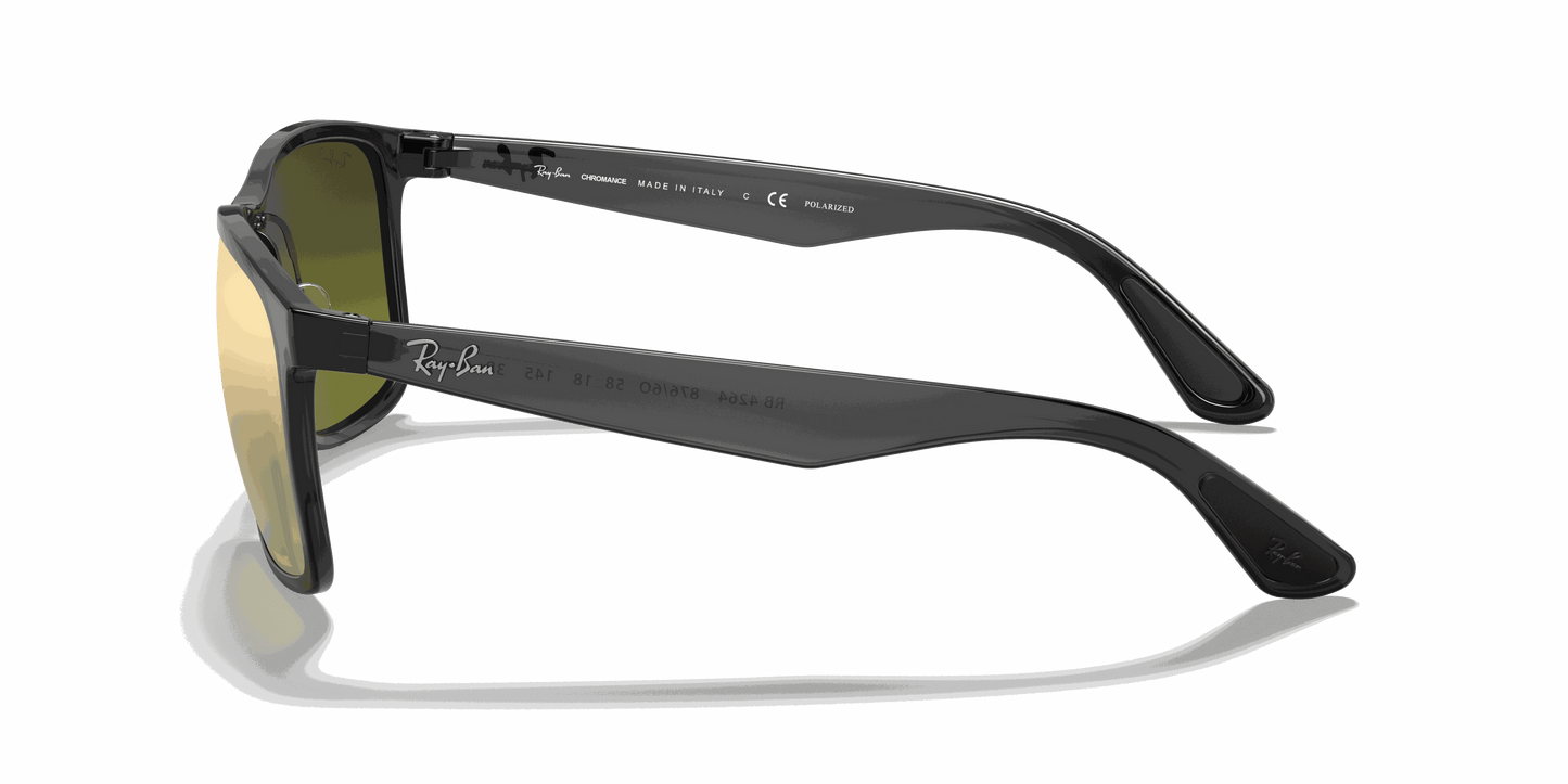 [Green Lenses, Polished Grey Frame]