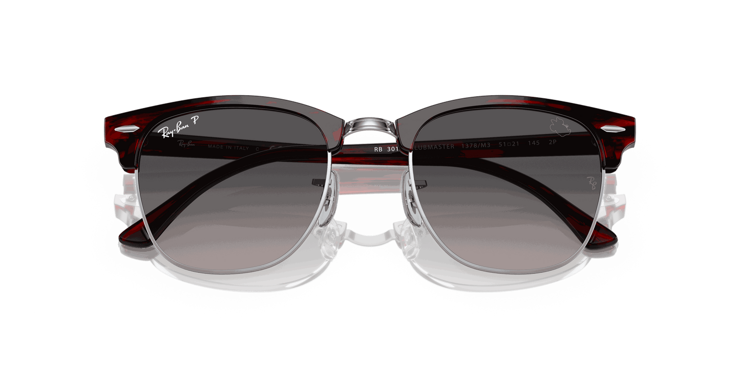 [Grey Lenses, Polished Red Havana Frame]