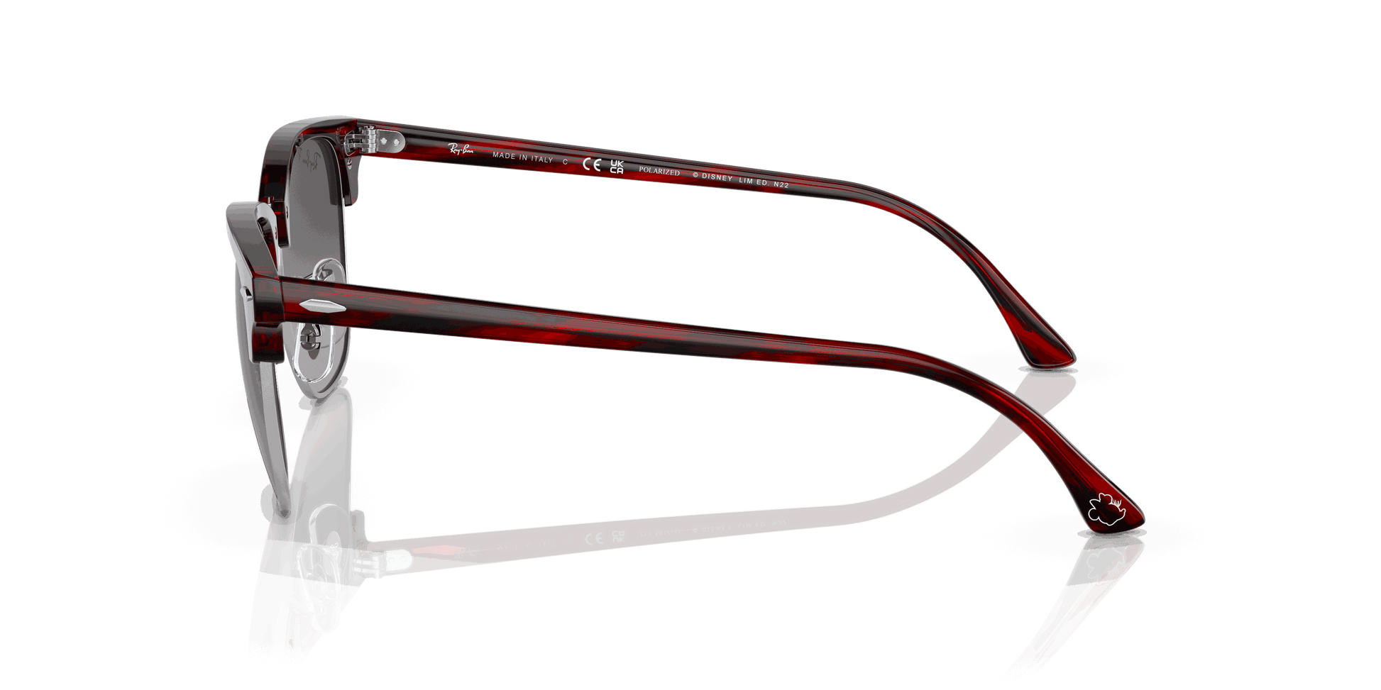 [Grey Lenses, Polished Red Havana Frame]