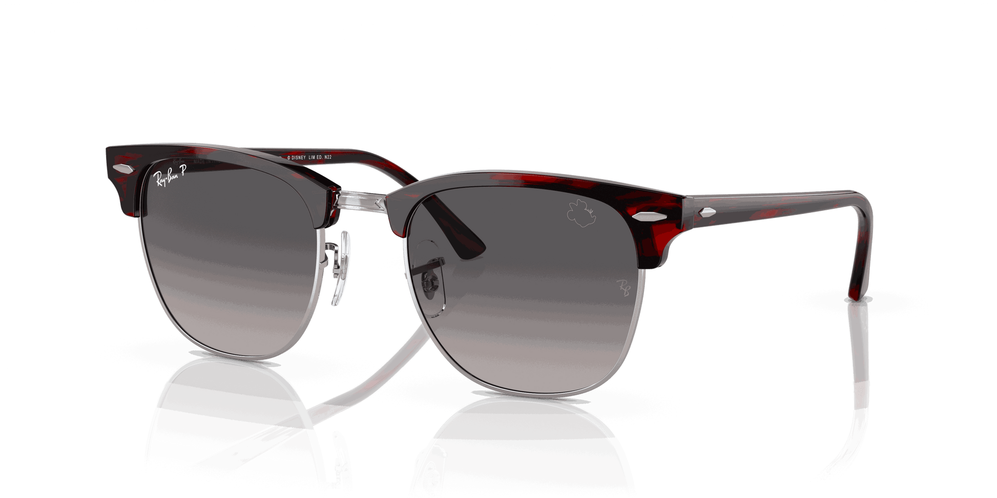[Grey Lenses, Polished Red Havana Frame]