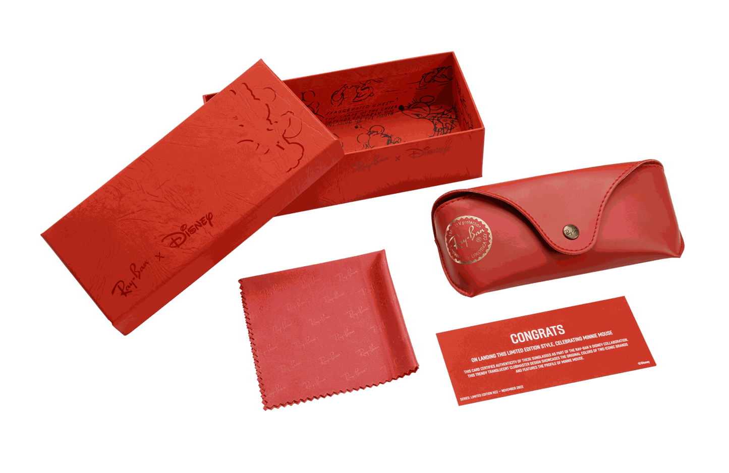 [Grey Lenses, Polished Red Havana Frame]