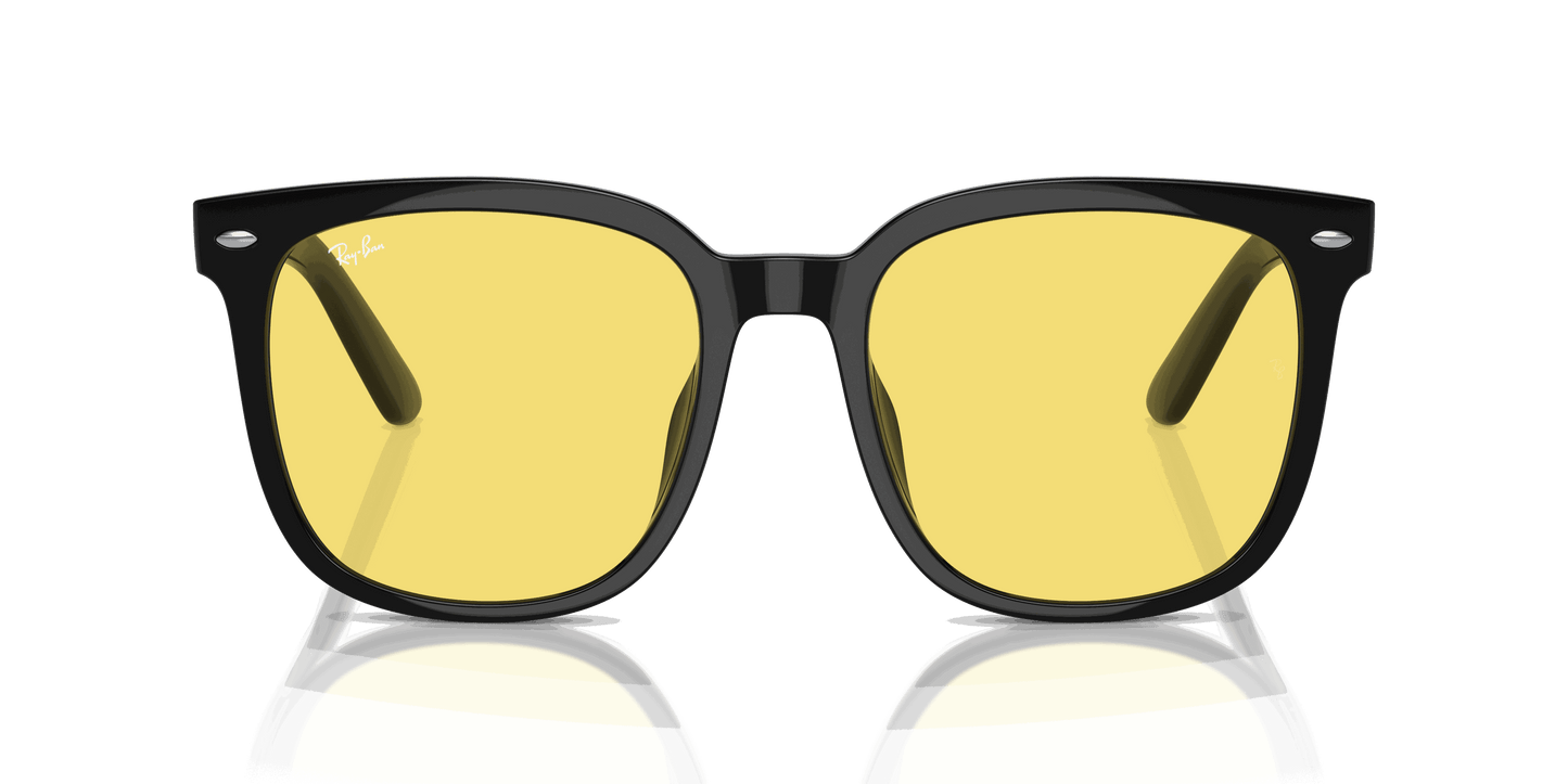 [Yellow Lenses, Polished Black Frame]