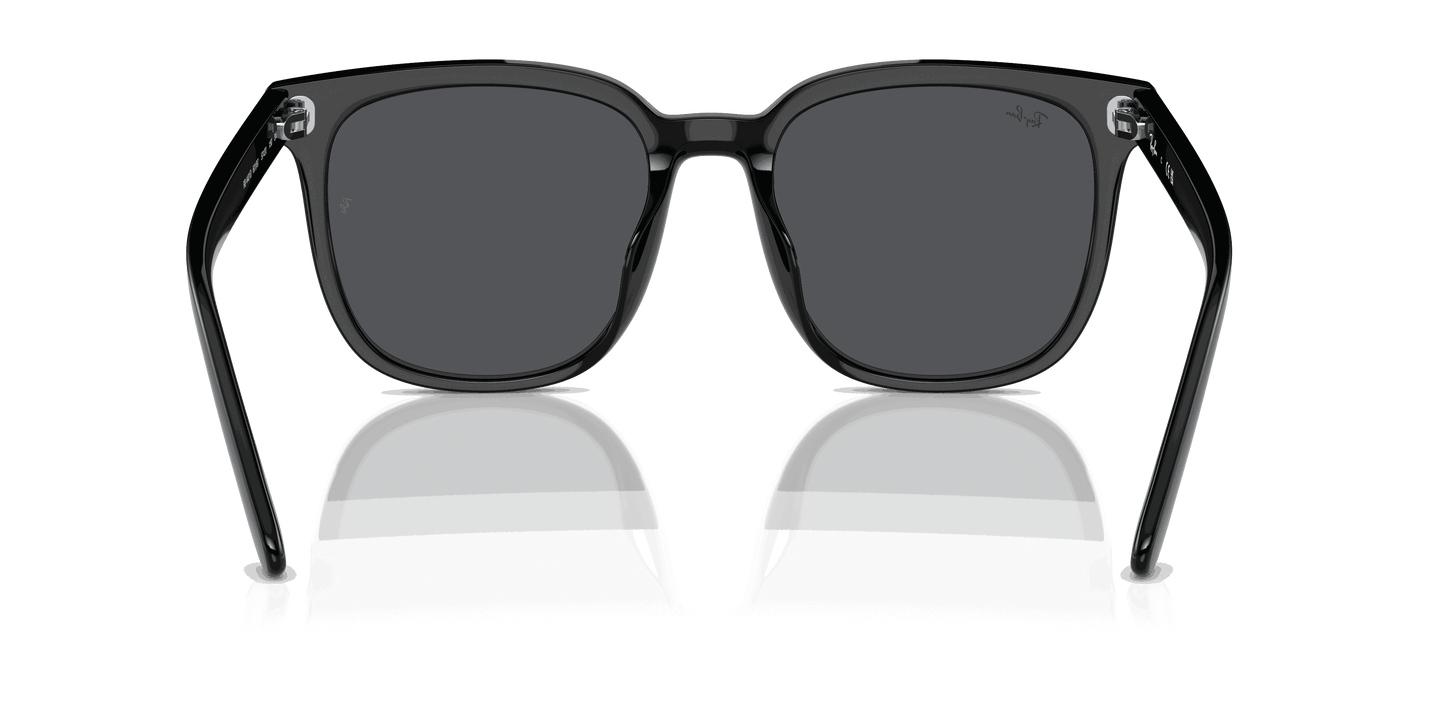 [Dark Grey Lenses, Polished Black Frame]