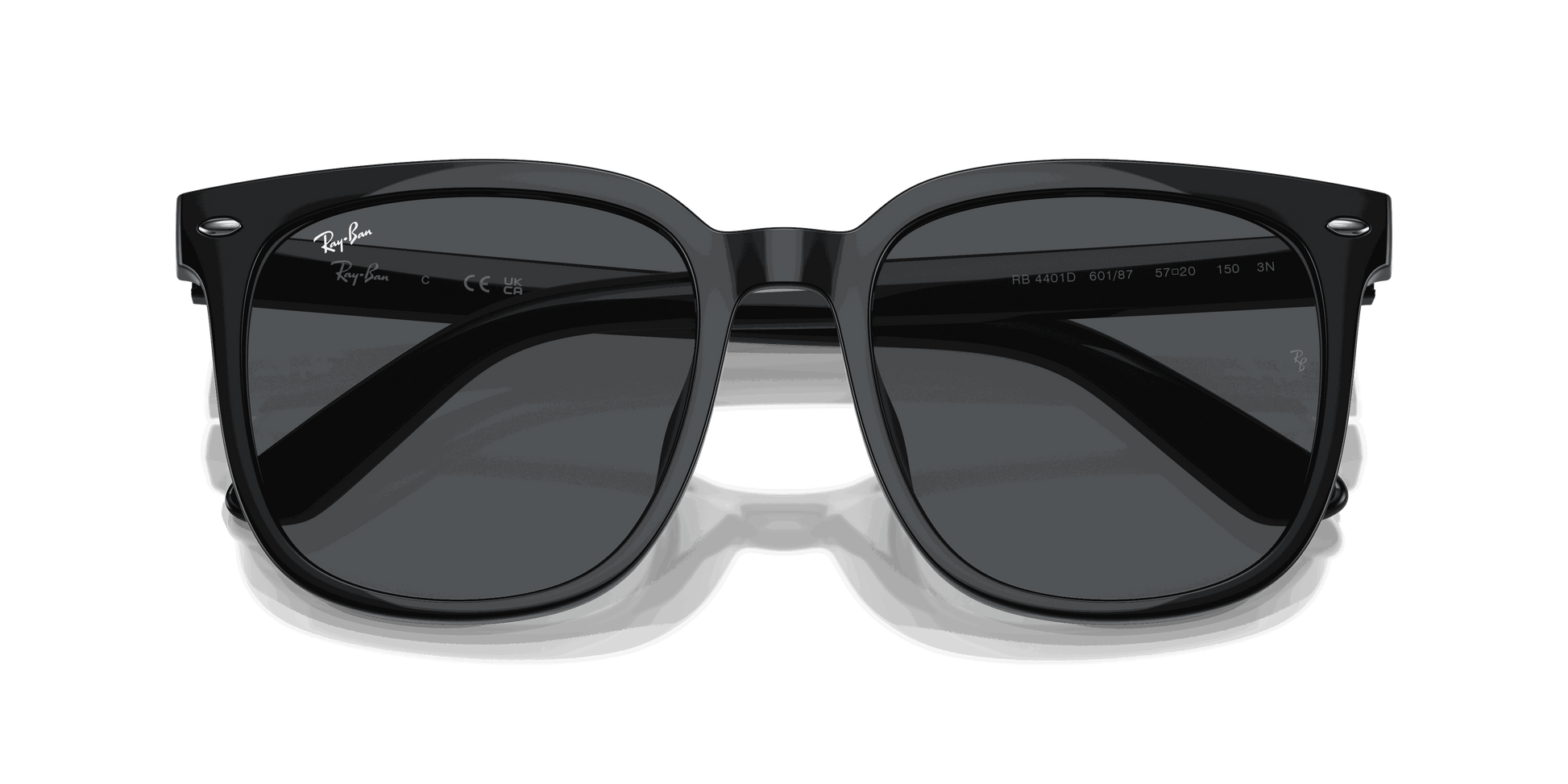 [Dark Grey Lenses, Polished Black Frame]