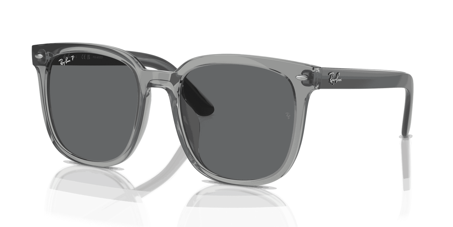 [Dark Grey Lenses, Polished Transparent Grey Frame]