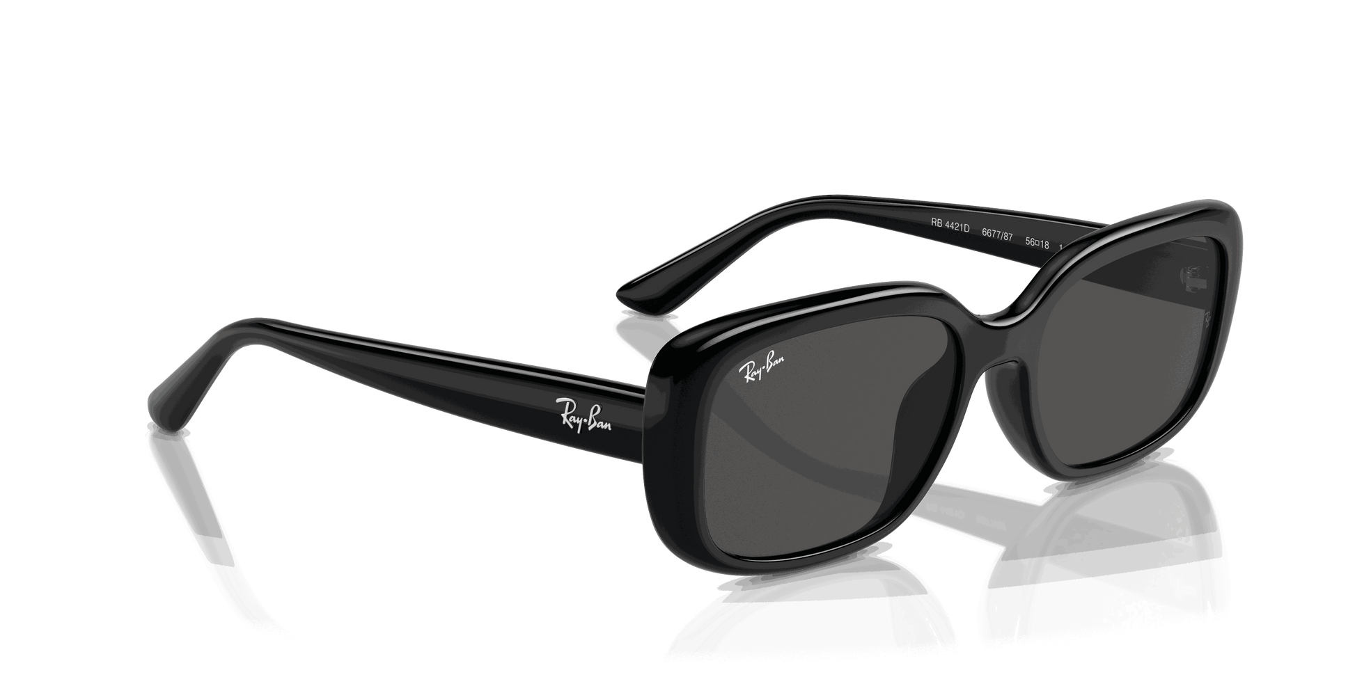 [Dark Grey Lenses, Polished Black Frame]