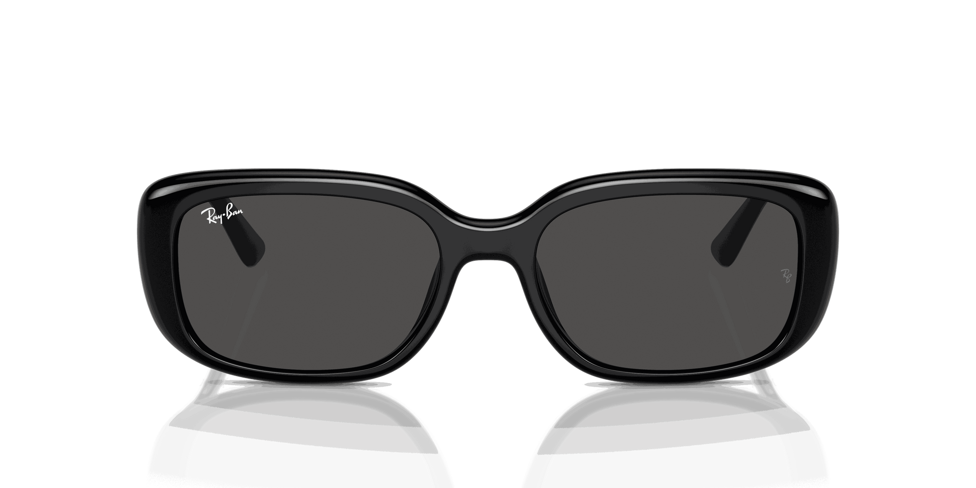 [Dark Grey Lenses, Polished Black Frame]