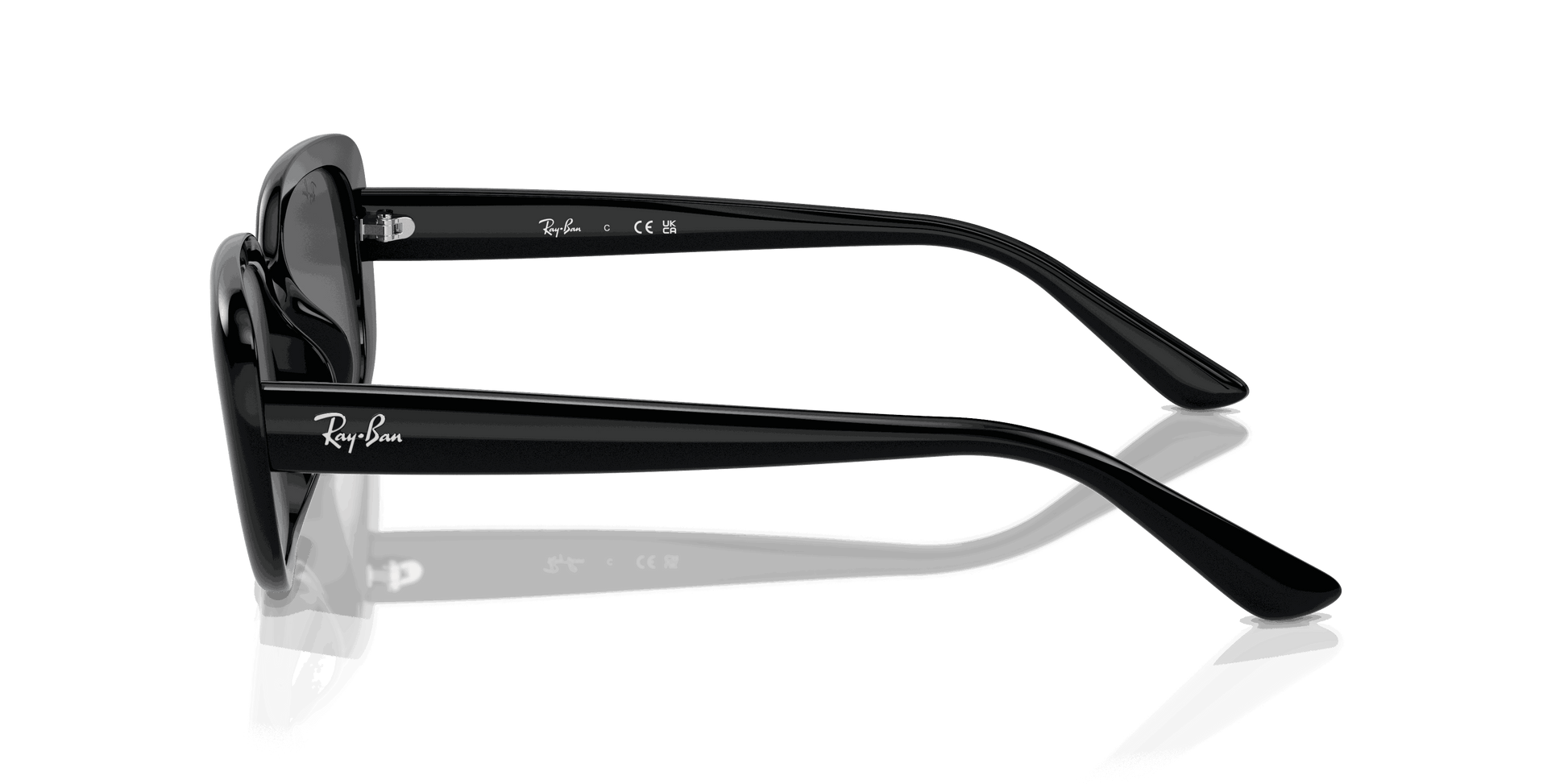 [Dark Grey Lenses, Polished Black Frame]