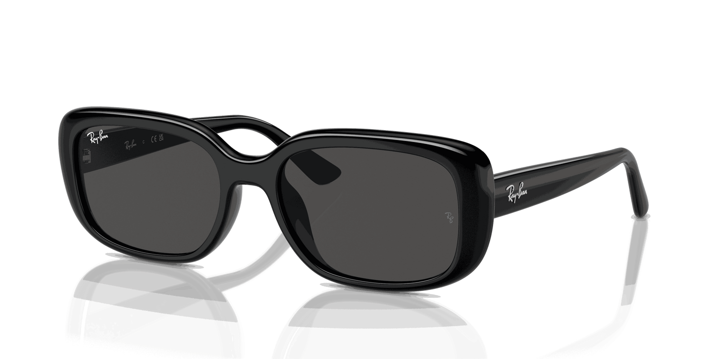 [Dark Grey Lenses, Polished Black Frame]