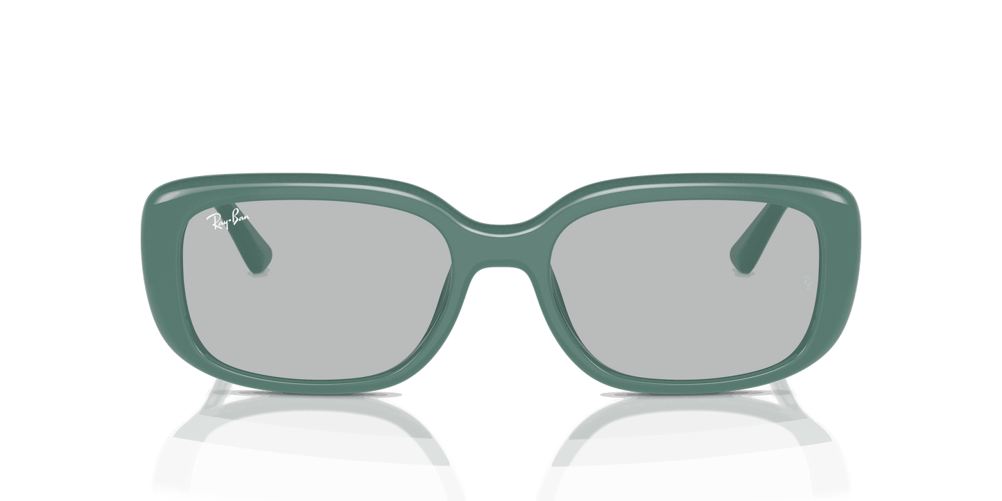 [Light Grey Lenses, Polished Algae Green Frame]