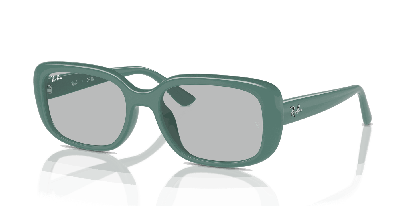[Light Grey Lenses, Polished Algae Green Frame]